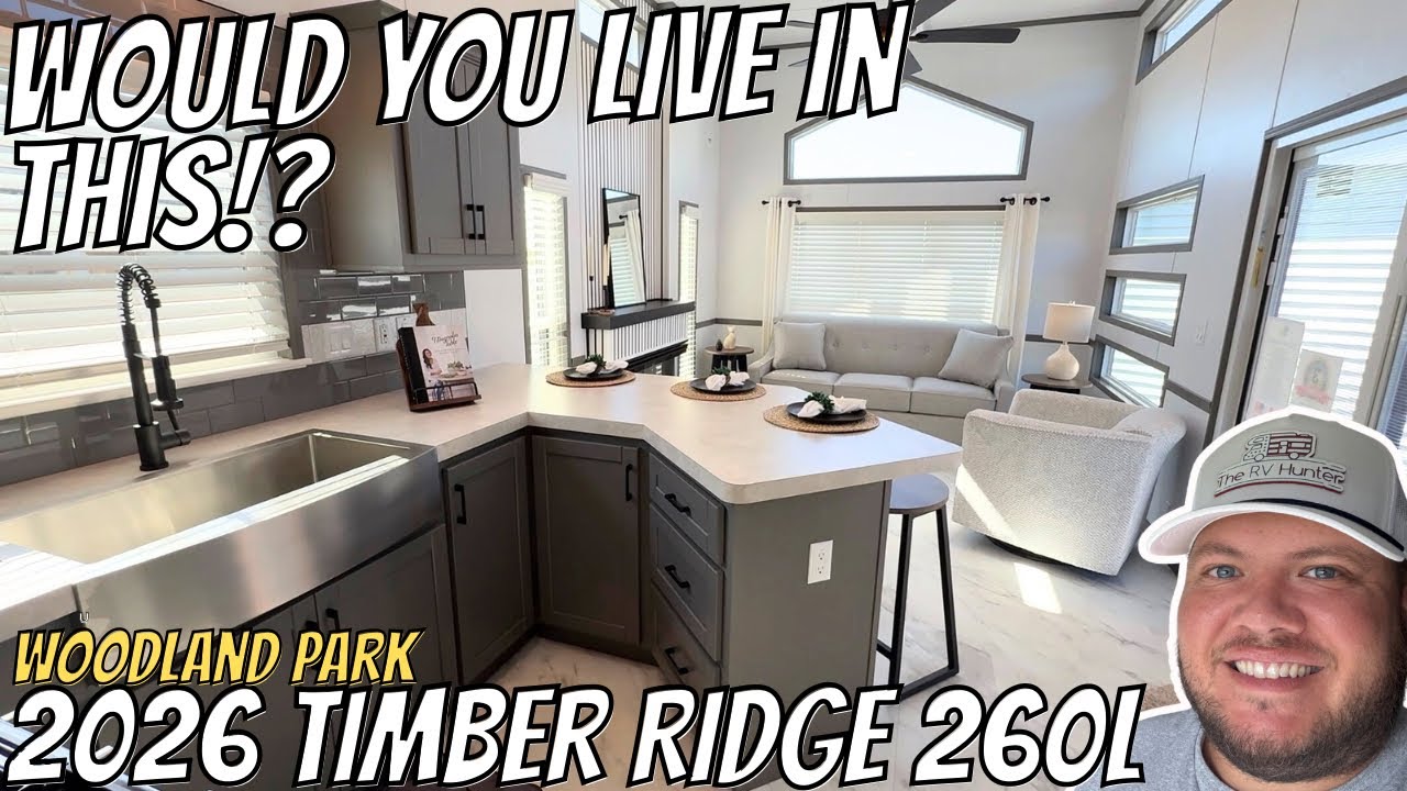 Tiny Home Park Model Tour | 2026 Timber Ridge 260L Woodland Park RV