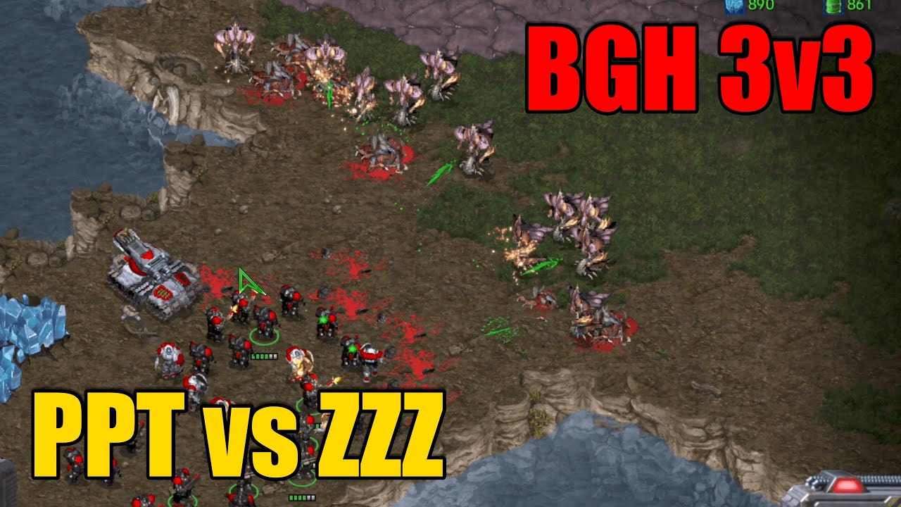 StarCraft BGH 3v3 - Big Game Hunters