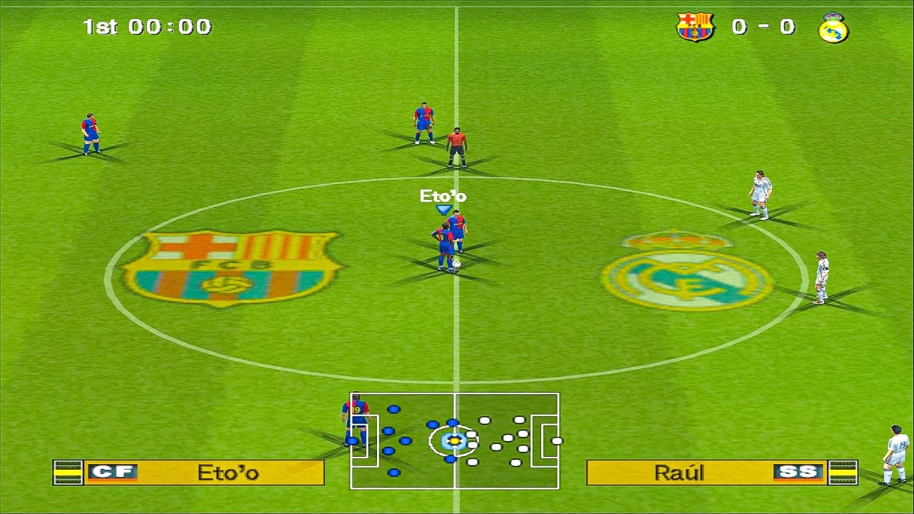 PES 6 — Барселона против Реал Мадрид | PS2