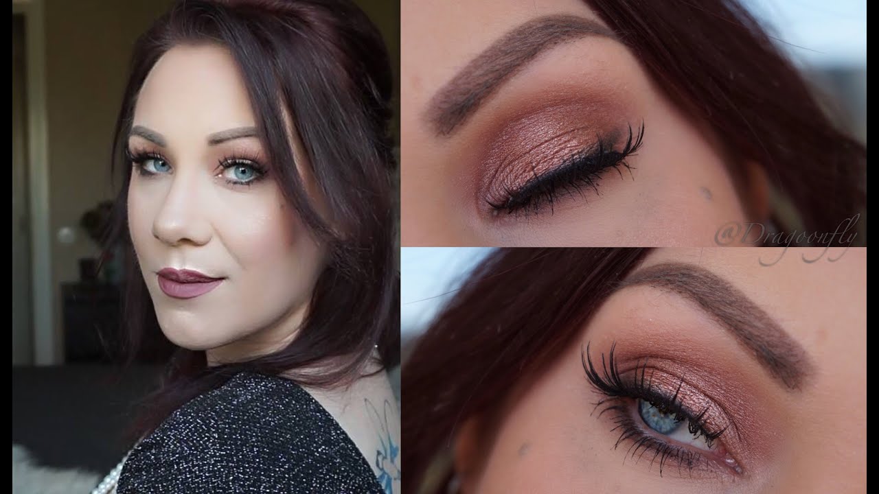 Orange Coppery Makeup Look   Dragoonfly