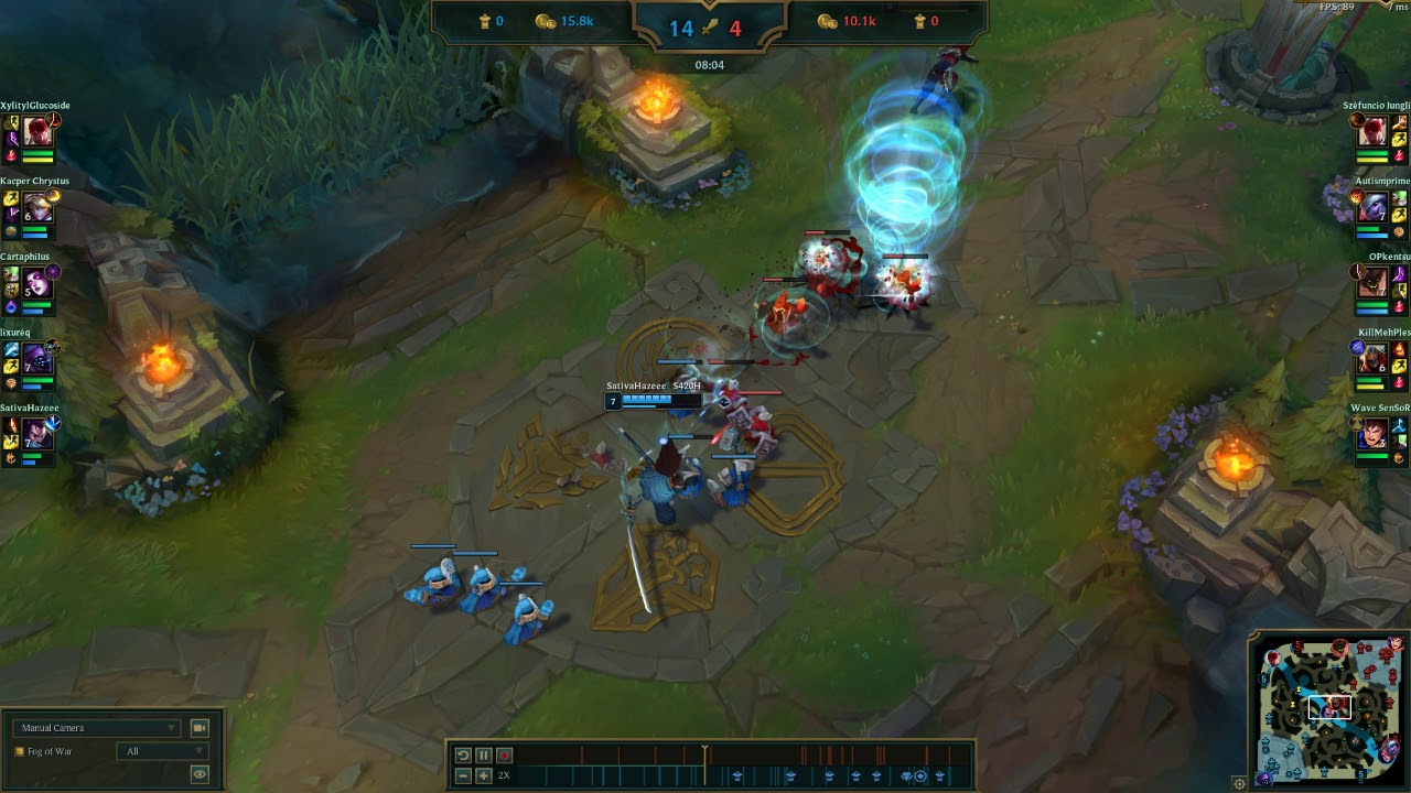 League of Legends | Troll Garen  yasuo feed :)