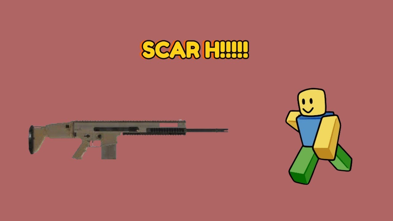 Destroying people with the scar H in gunfight arena