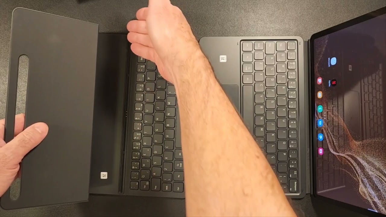 Capa teclado Samsung Galaxy Tab s8. Book Cover Keyboard Slim ou  touchpad?? Qual vc prefere??