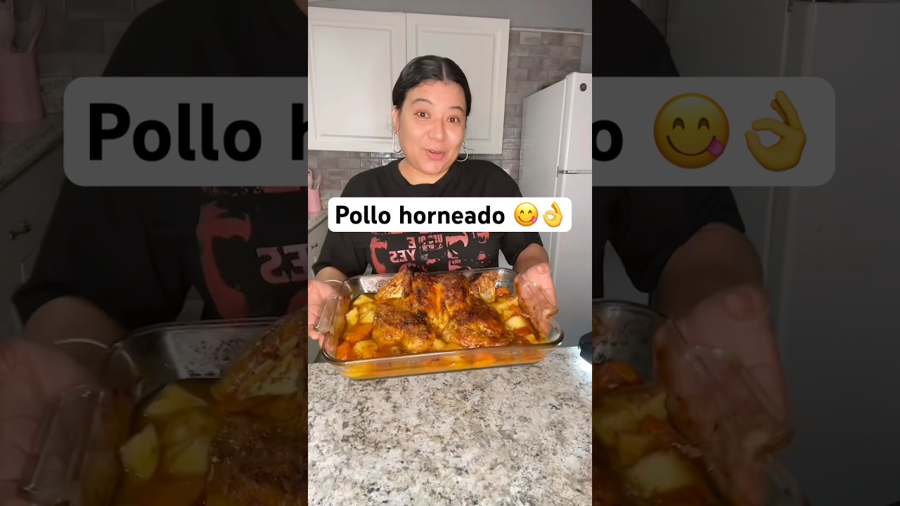 Preparando este Delicioso pollo horneado 😋👌 #pollo #polloalhorno