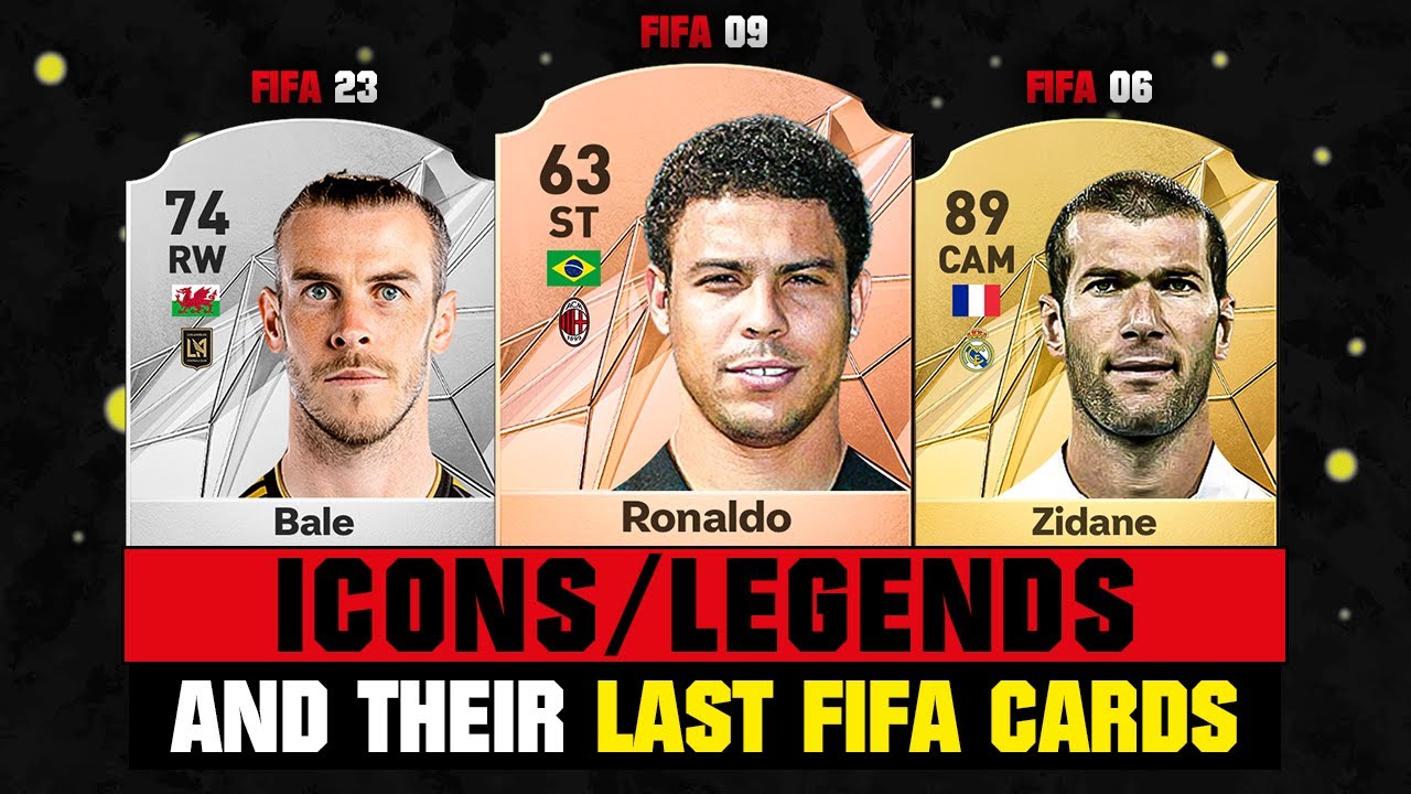 FIFA 25 | ICONS and their LAST FIFA CARDS! 😔💔 ft. Ronaldo, Bale, Zidane…