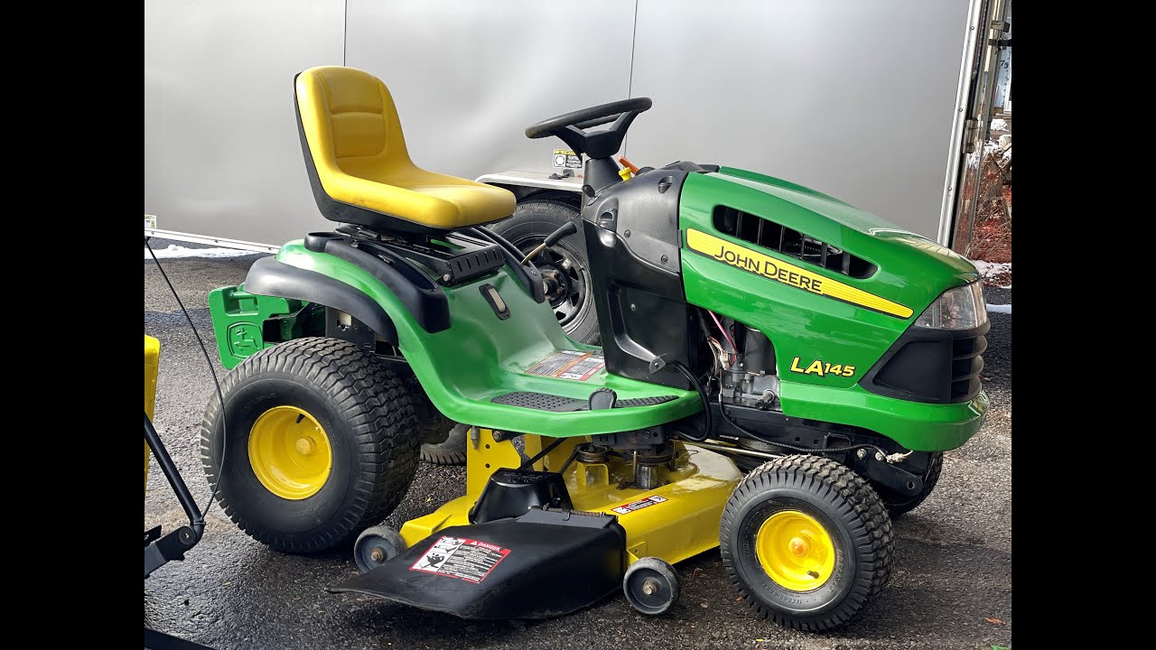 Install Snowblower on John Deere Lawn Tractor How to Electric PTO