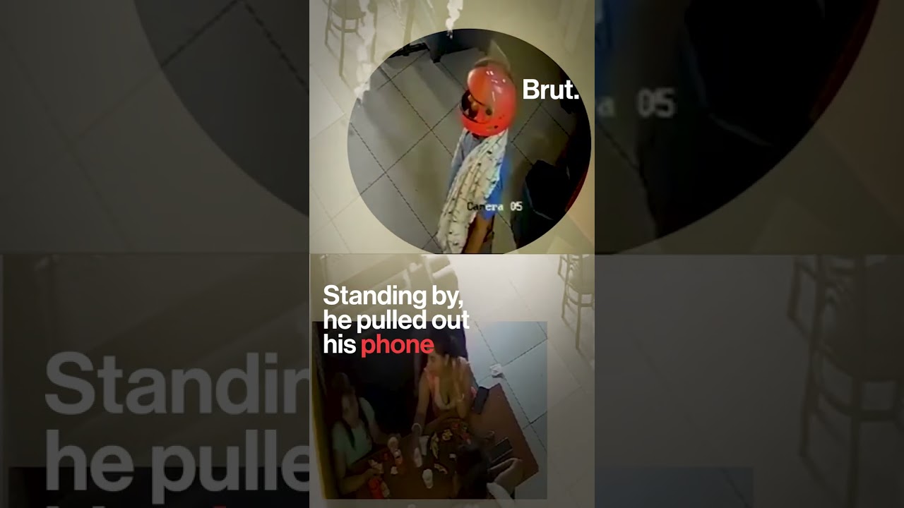 Chain snatching caught on camera