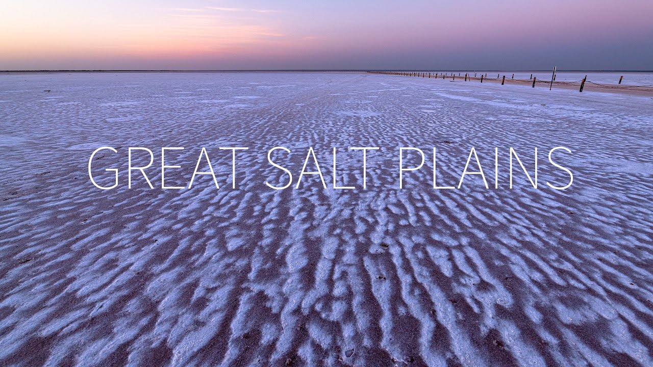 The Great Salt Plains - 4K Aerial