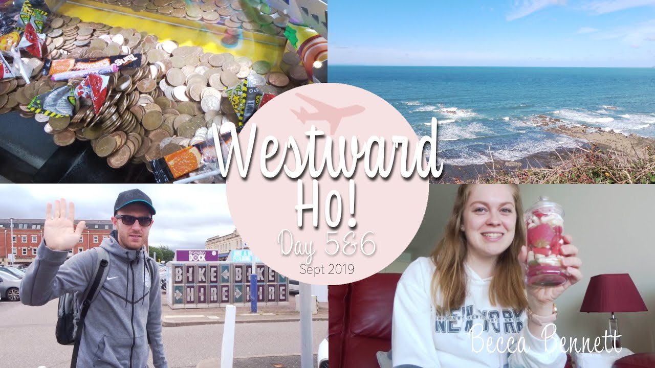 SHOPPING SPREE, ARCADE ADDICT & GETTING ILL  | Westward Ho! Vlog #5
