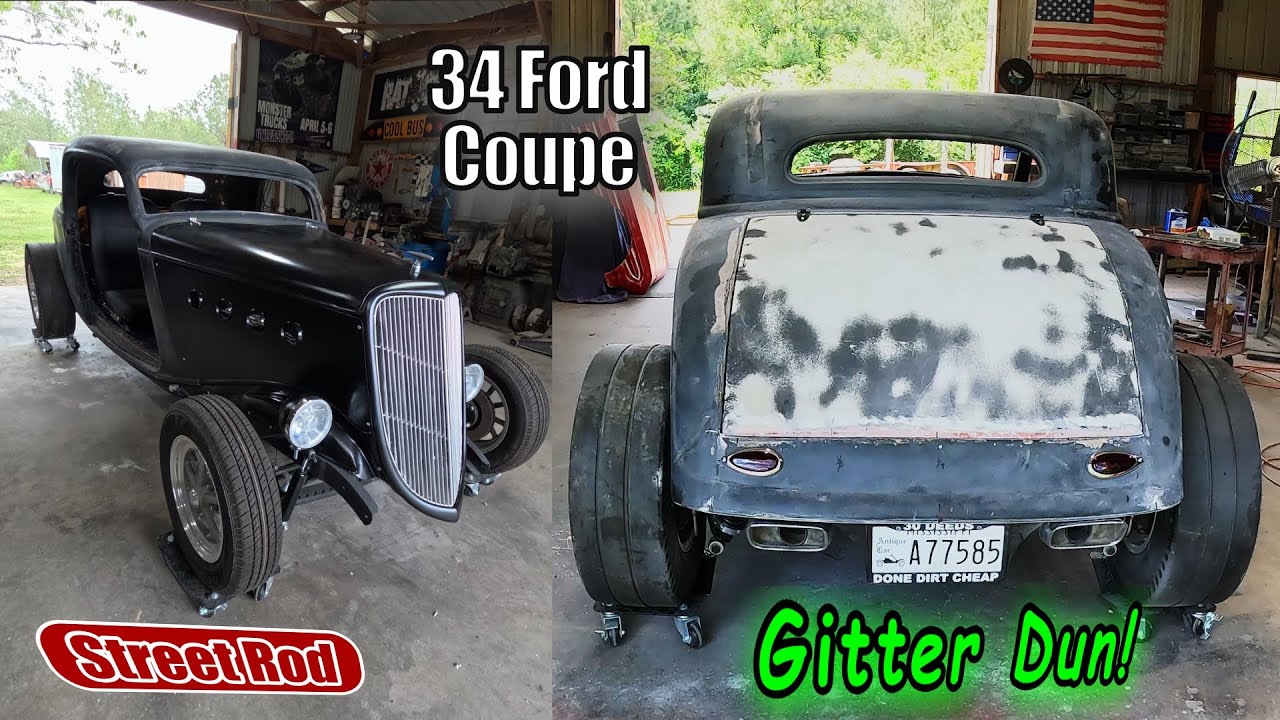 34 Ford Coupe Tail Lights - Exhaust Tips - The Hard Way
