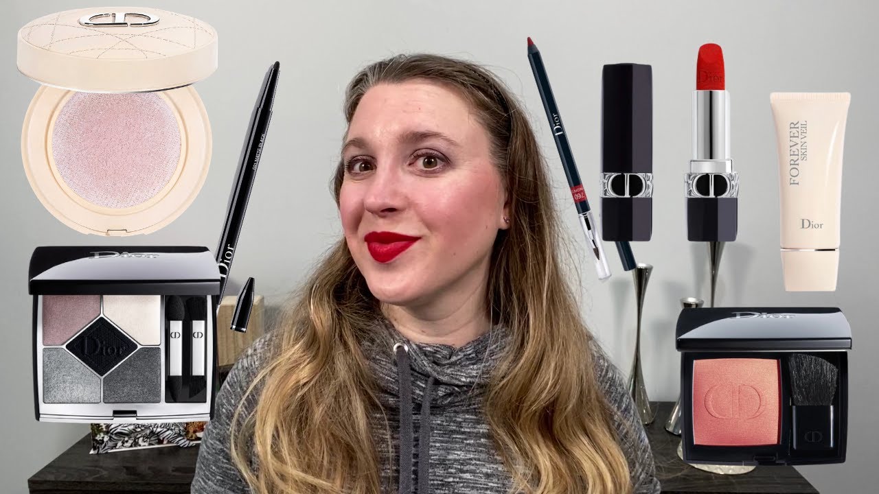 NEW DIOR MAKEUP! Featuring the Forever Skin Veil Primer & Lavender Cushion Powder, Black Bow, & More