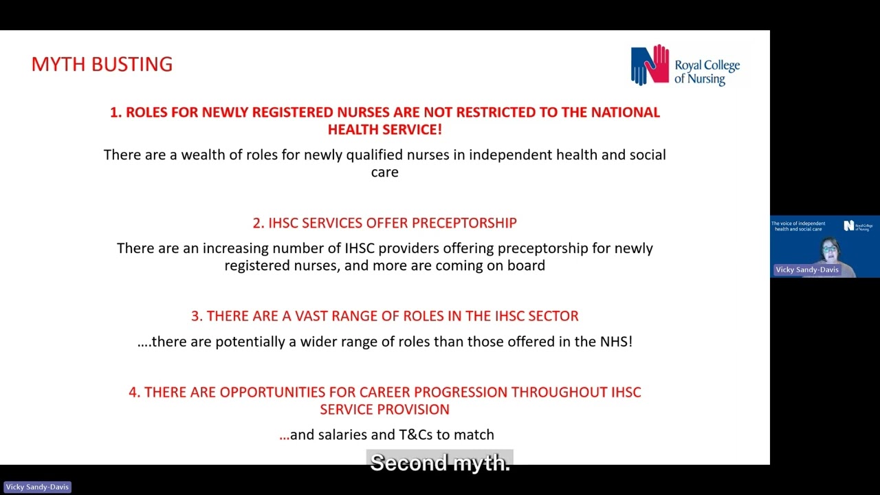 ECN Network webinar: Discover your path in Independent Health and Social Care