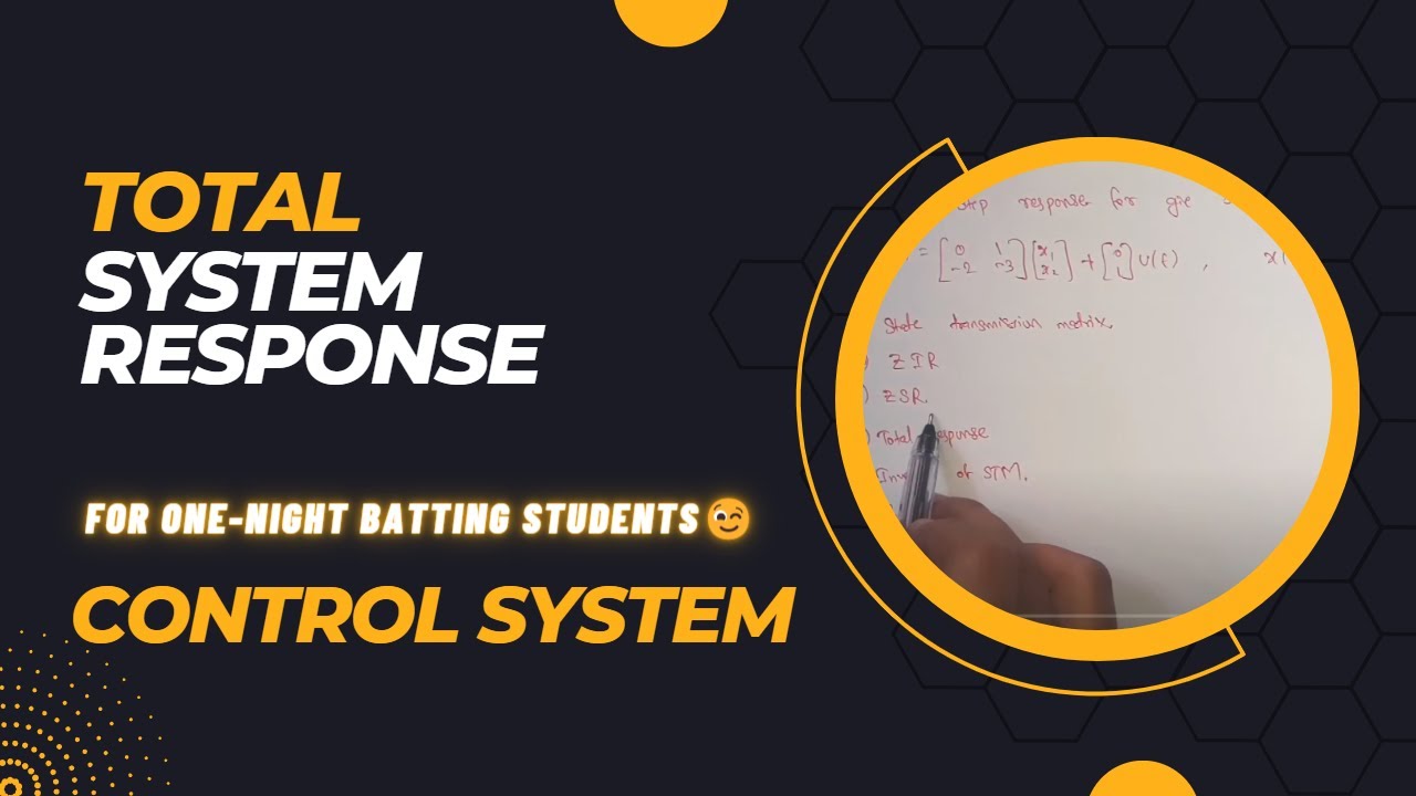 Problem on Total System response || Control System || ECE