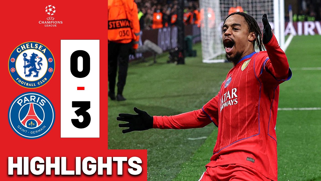 HUMILIATION! Chelsea vs PSG 0-3 FULL Highlights Goals Champions League 25/26