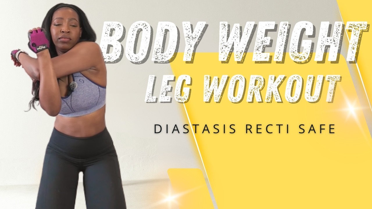 No equipment lower body strength training | Postpartum exercises for diastasis recti | no repeats