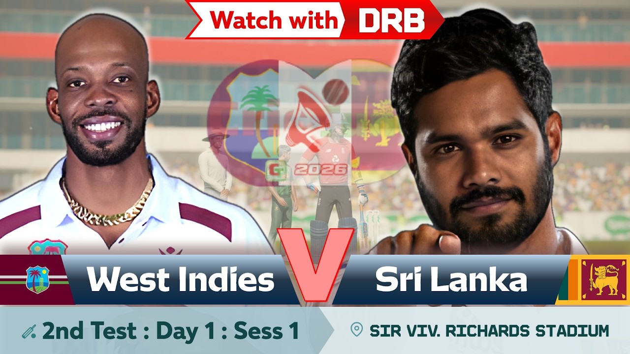 West Indies vs Sri Lanka | Scorecard Preview of 2nd Test : Day 1 : Session 1