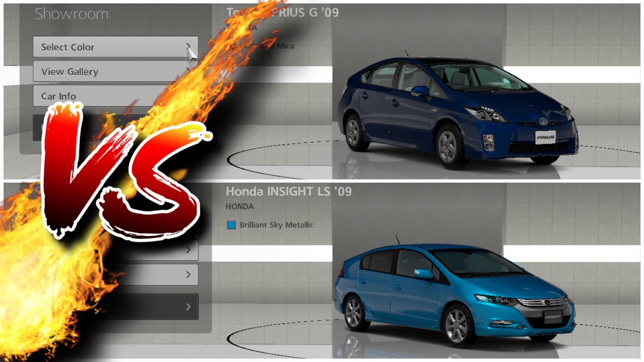 Ultimate Drag Race! | EP05 | GT6 | '09 Toyota Prius vs '09 Honda Insight