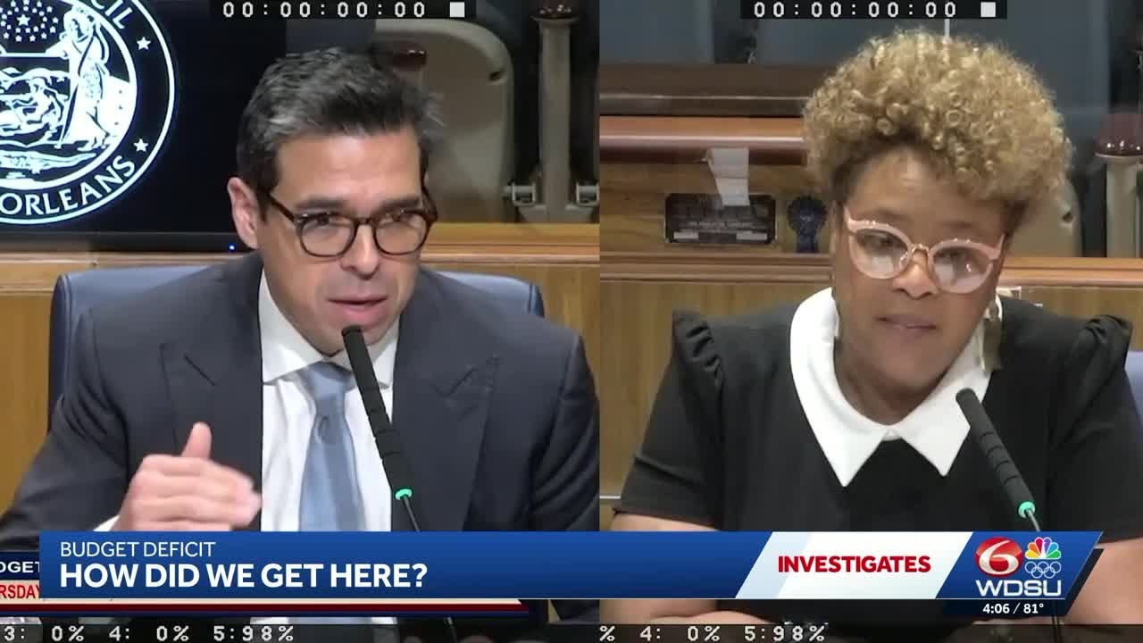 New Orleans mayor's top financial officials reported no budget issues in April, archived video shows