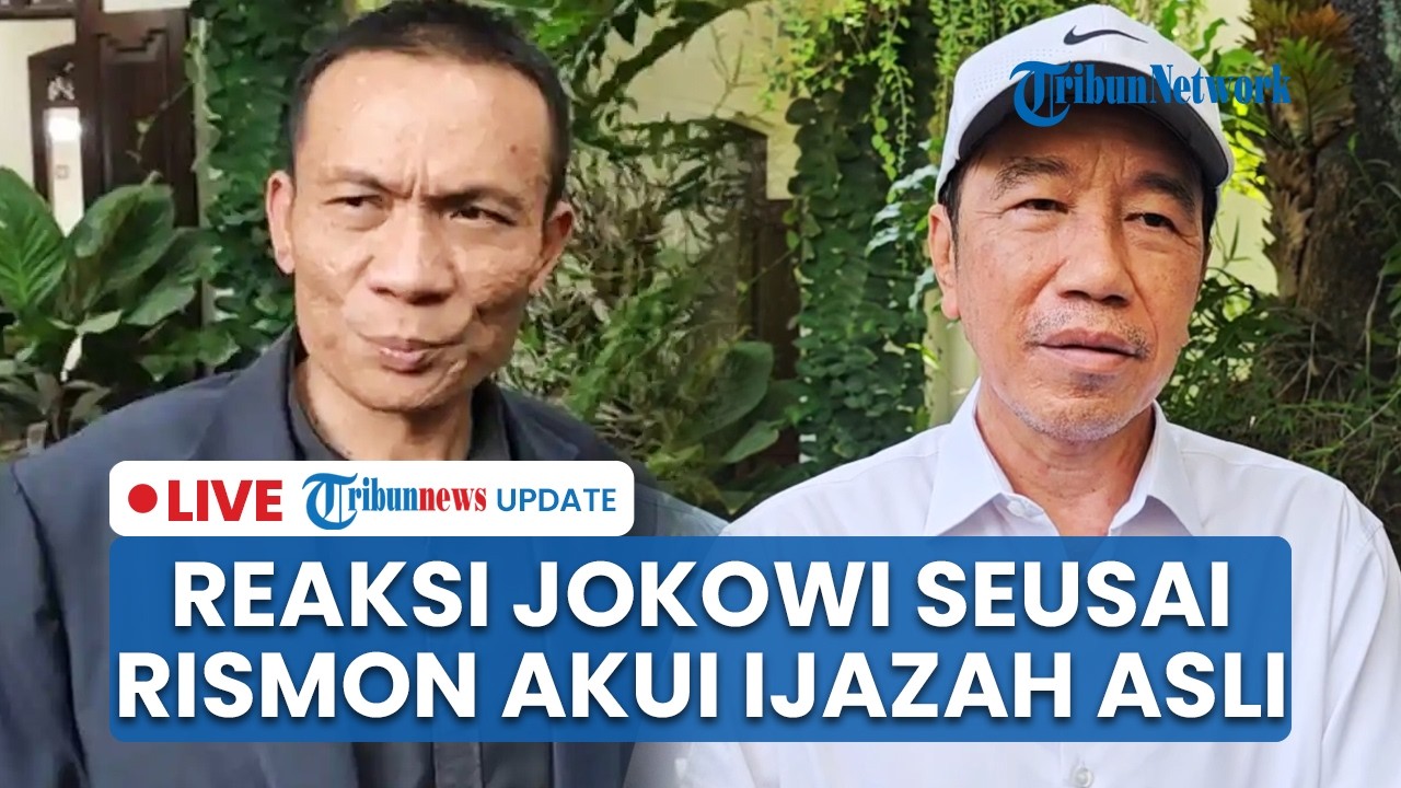 🔴LIVE: Reaksi Jokowi seusai Rismon Sianipar Nyatakan Ijazahnya Asli, Singgung Restorative Justice