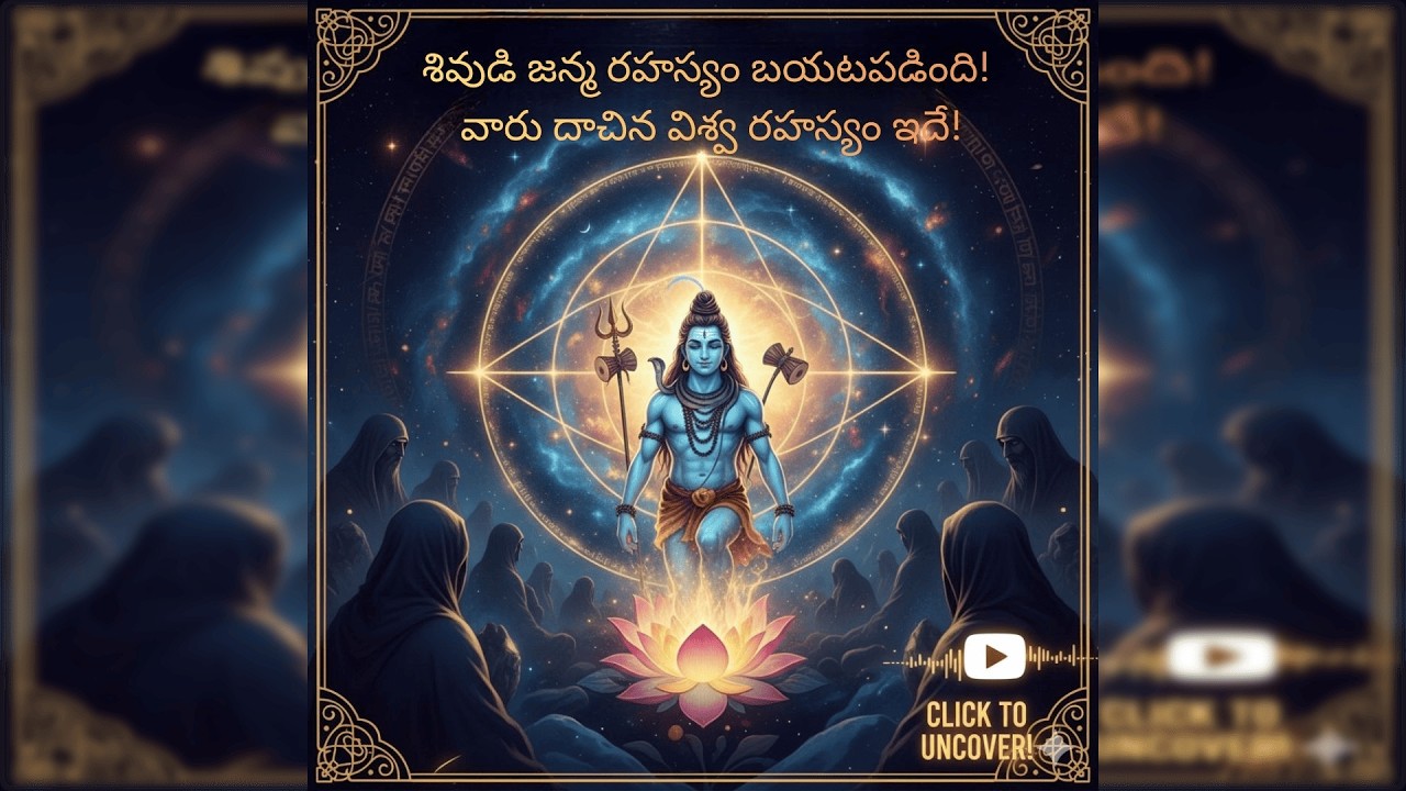 శివుడు ఎలా జన్మించాడు ఎవరికీ తెలియని అసలు రహస్యం!#lordshiva #shivapuranam #bhakti #mysteries