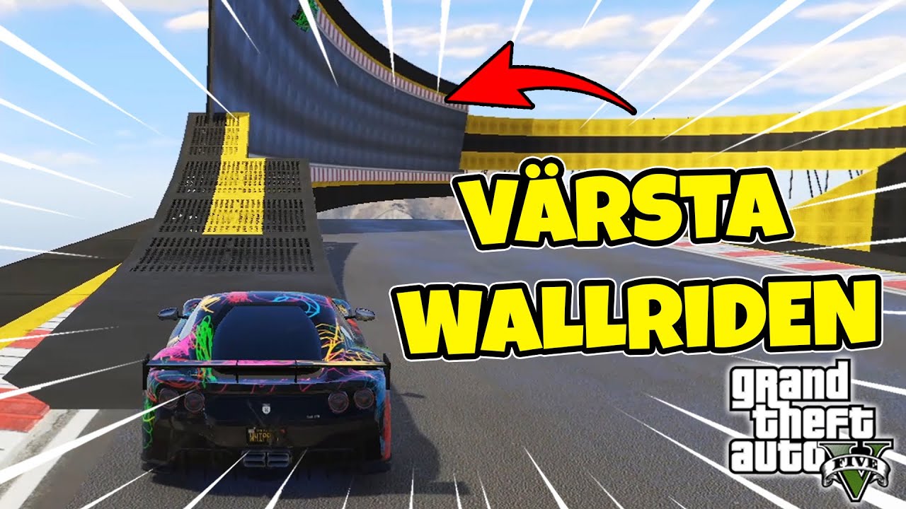 VÄRSTA WALLRIDEN NÅGONSIN I GTA 5 | Race med SoftisFFS