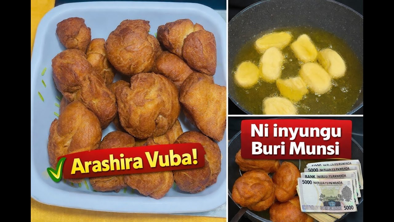 Amandazi Akundwa na Benshi 😋 | Recipe Yagufasha Gutangira Business