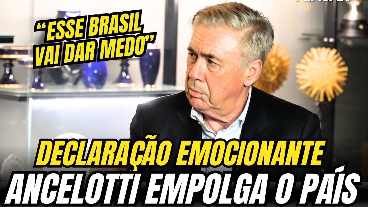 💥 BOMBA! ANCELOTTI FALA CLARO SOBRE O HEXA E SURPREENDE O BRASIL