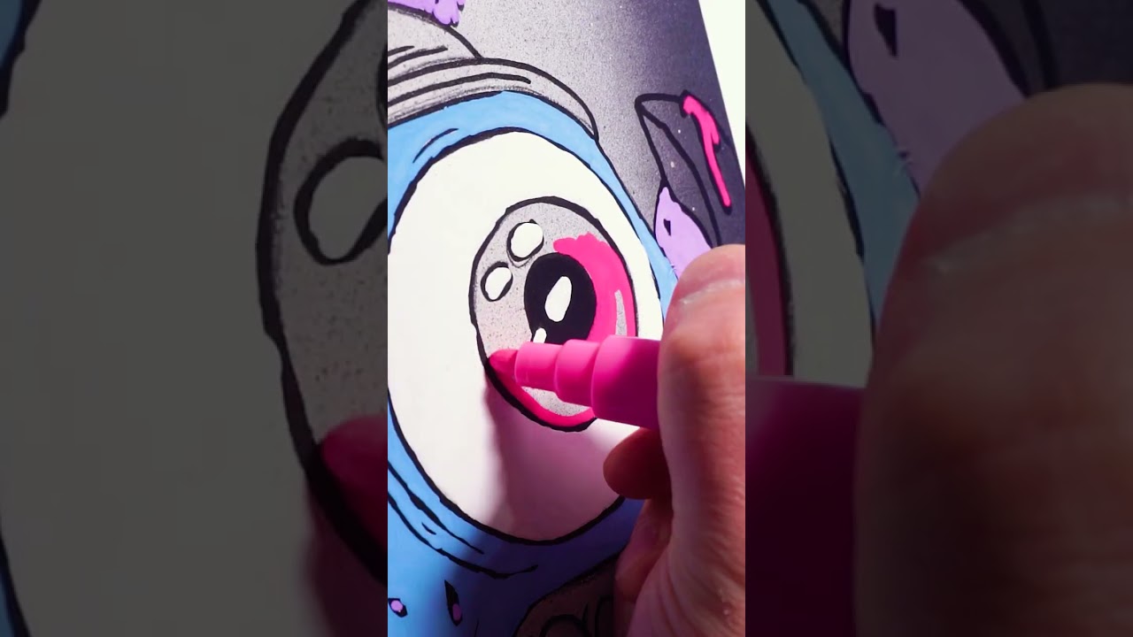 Custom Skateboard Using Paint Markers | Gustafson Designs #shorts #jazza #customizeit