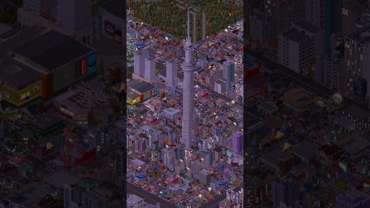 Tokyo skytree tower in TheoTown