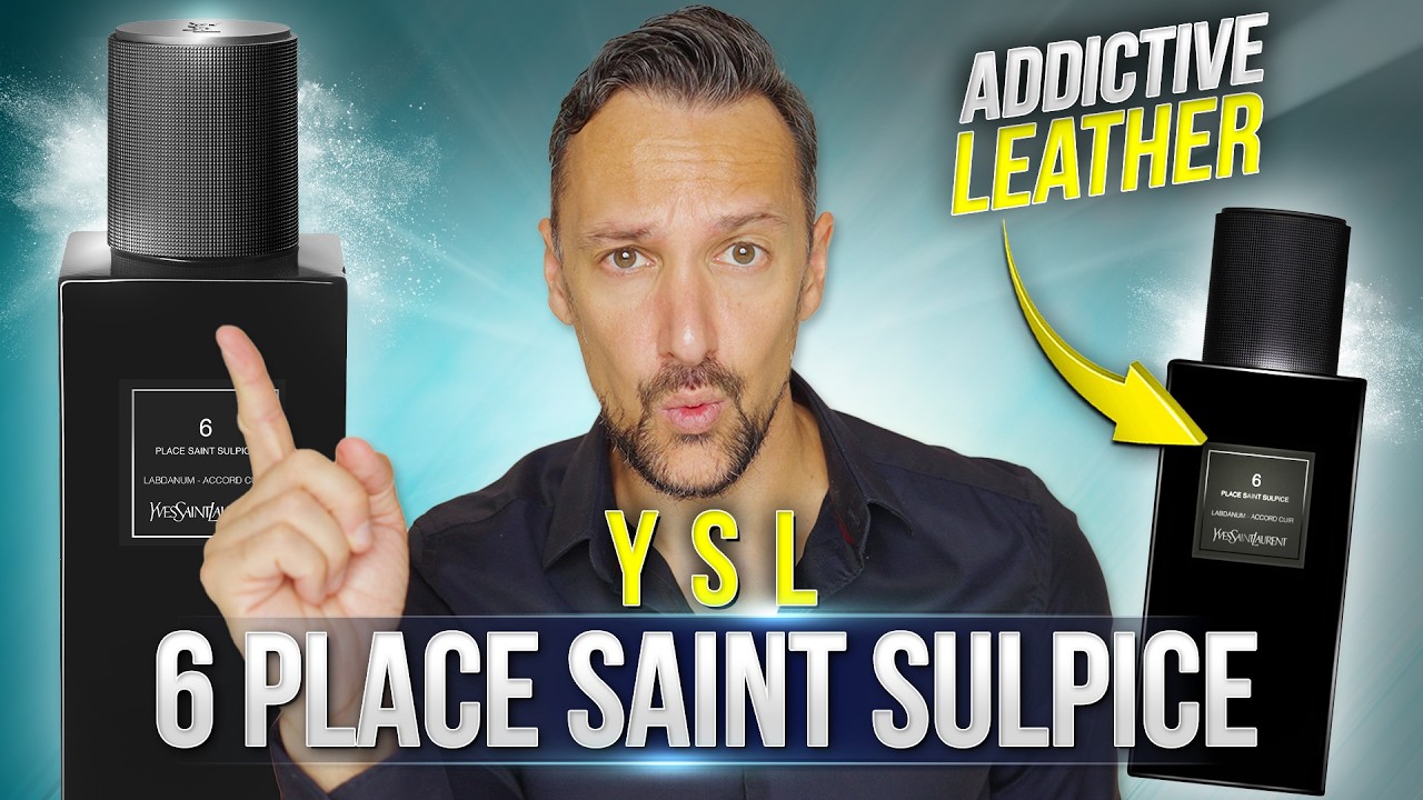 Yves Saint Laurent 6 Place Saint Sulpice Review! Top Leather Fragrance For Men.