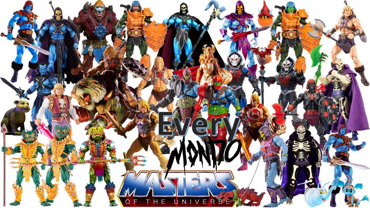 *see newer video* Every Mondo MOTU Masters of the Universe Comparison Trapjaw Anti Eternia
