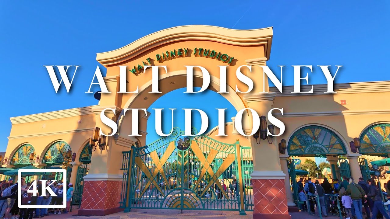 Walking tour of Walt Disney Studios I Disneyland Paris 4K 🇫🇷💫🏰✨