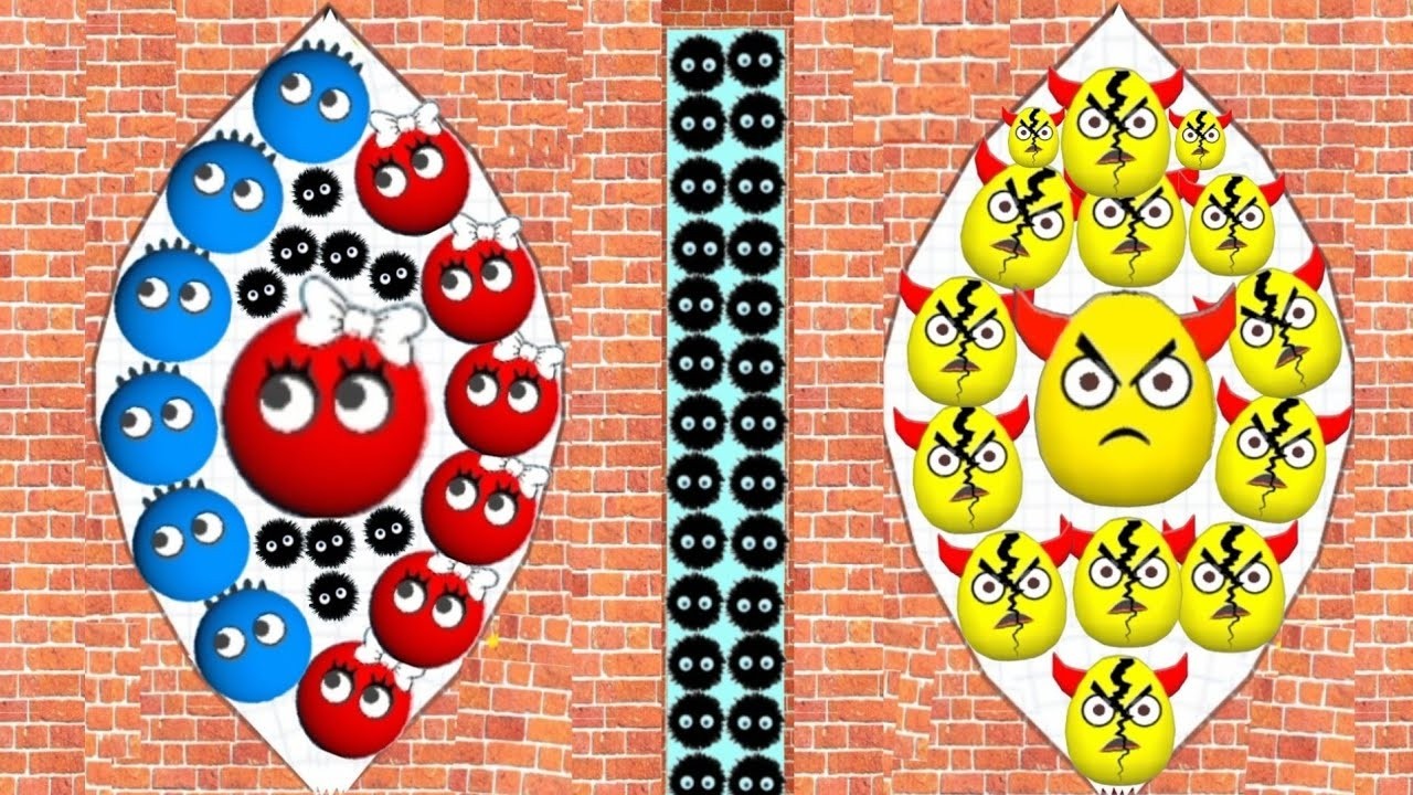 👹 Hide Ball brain teaser games 🥰 - save the bee & dogs 🆚 Draw to Smash puzzle 2048 Gameplay live