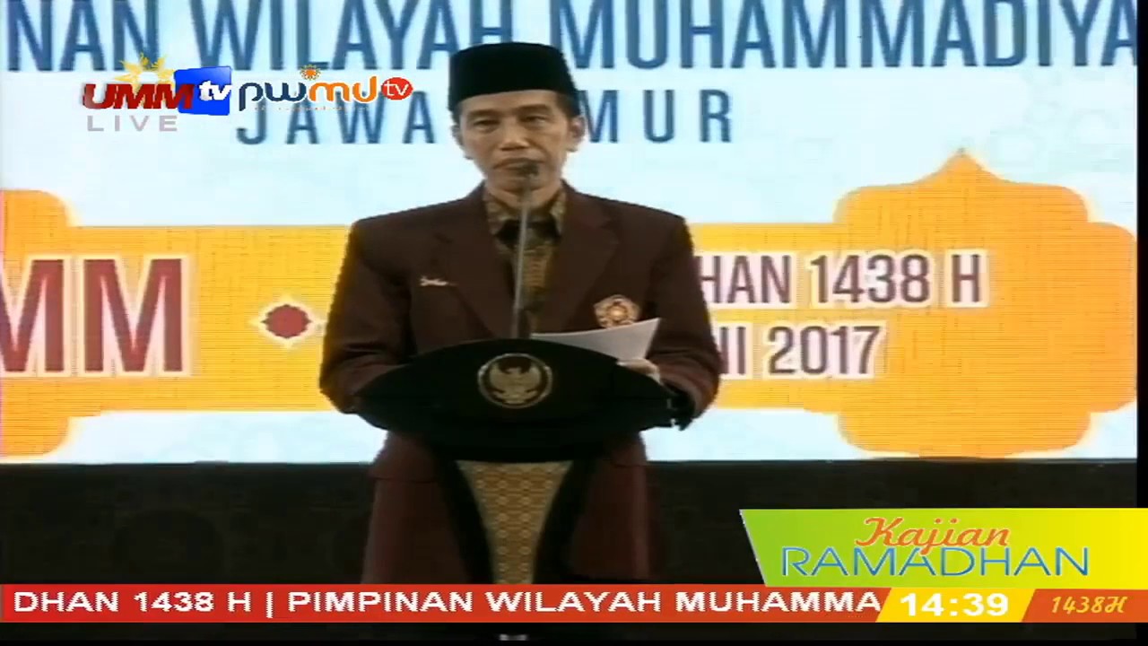 Pak Jokowi: Kog tepuk tangan! wong saya mau bicara masalah PK!
