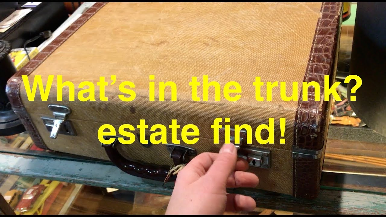 Estate sale treasures! unpacking some items from an estate sale!