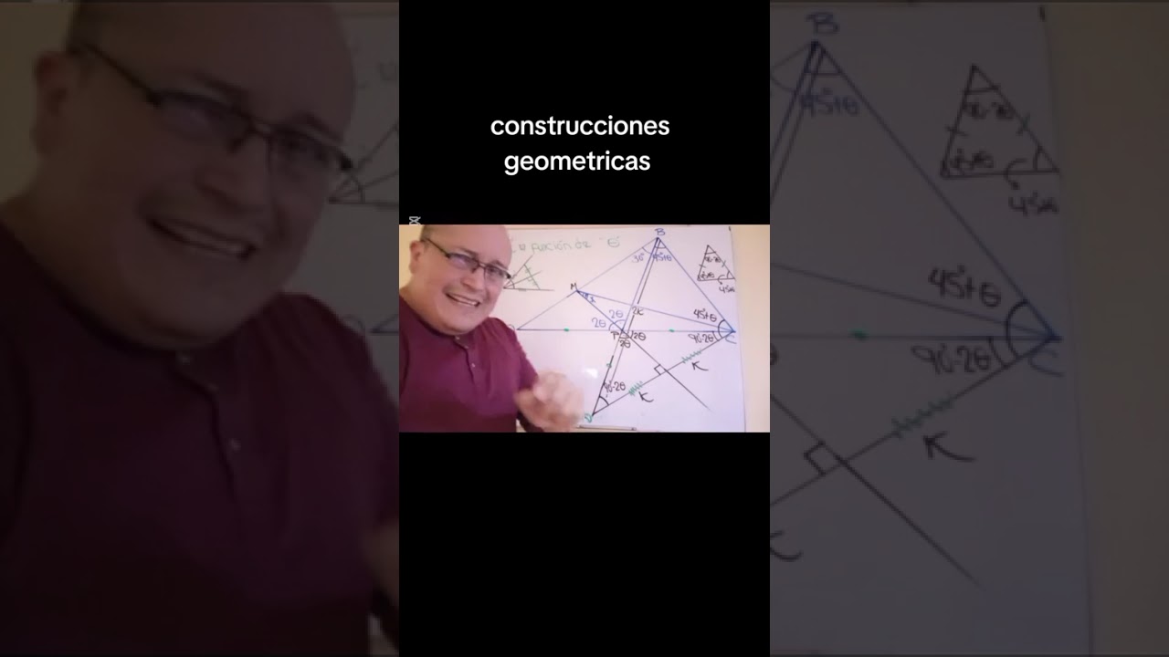 Resolviendo un ejercicio de construcciones geometricas formando triangulos isósceles 