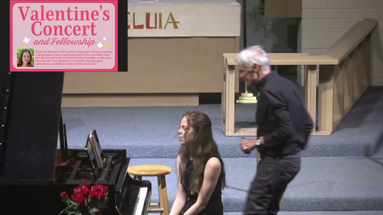 Katherine Frantsen Valentines Concert at Lutheran Church in the Foothills