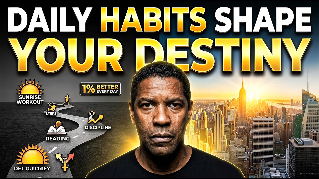 DAILY HABITS SHAPE YOUR DESTINY By Denzel Washington!
