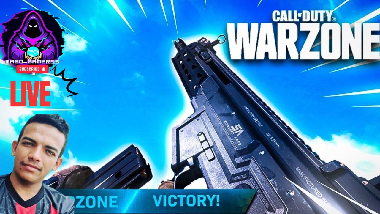🔴LIVE WARZONE  CONTROLE!!!