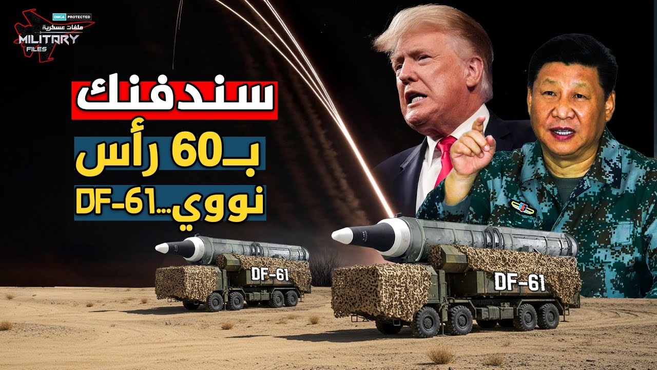 اقترب خطوة … وسندفنك بـ60 رأسًا نوويًا | ترامب يبتلع لسانه أمام صاروخ القيامة الصيني DF‑61