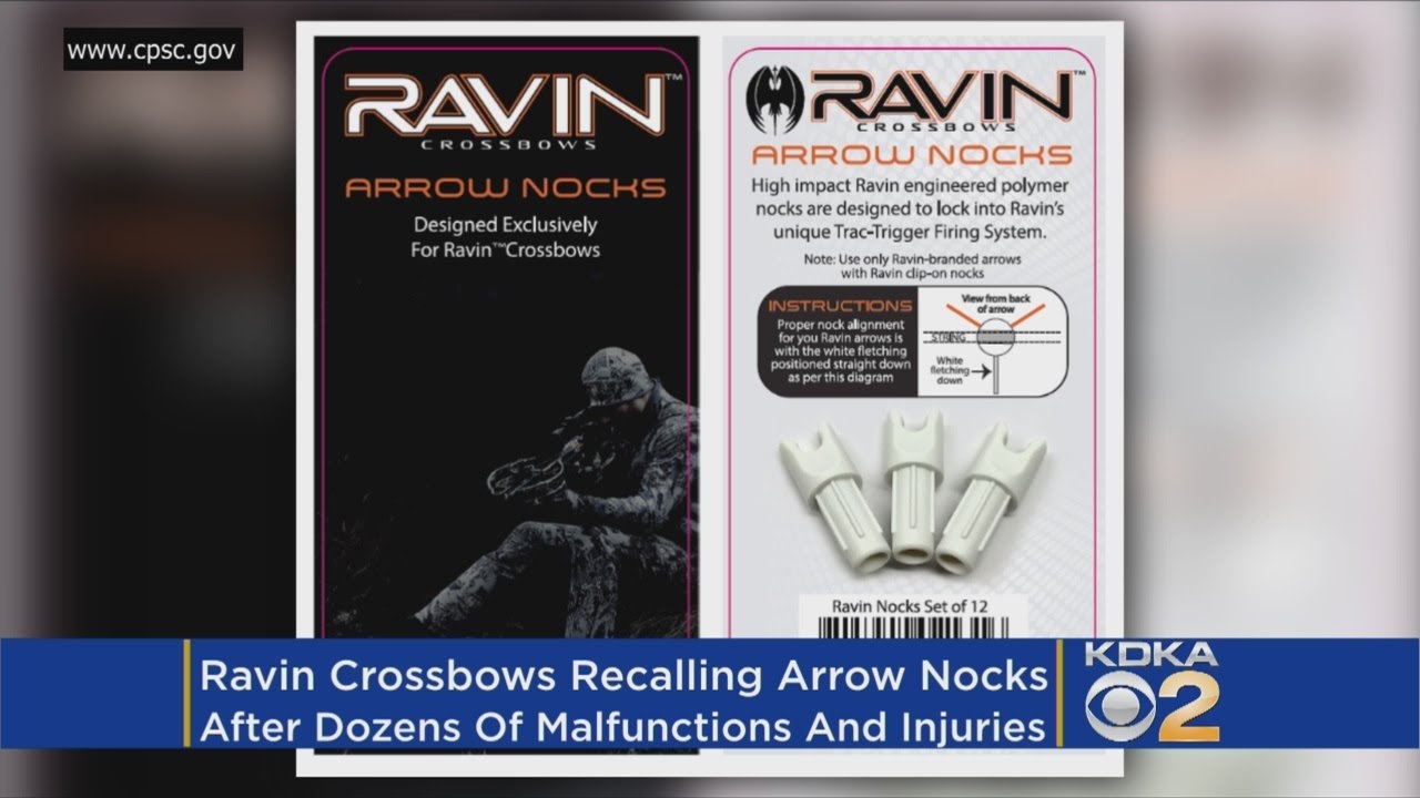 6 Serious Injuries Reported In Connection To Crossbow Arrow Nock Recall