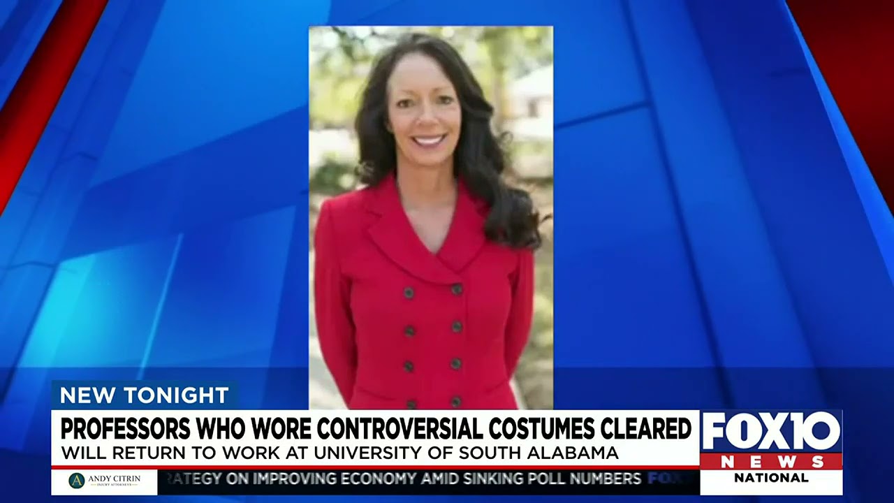 2 University of South Alabama professors pictured in controversial costumes are reinstated