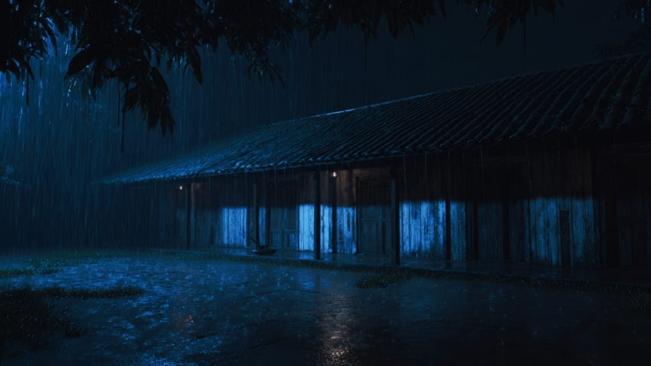 🌧️ Old Timber House Rainstorm — Insomnia Relief Sleep Ambience - Live