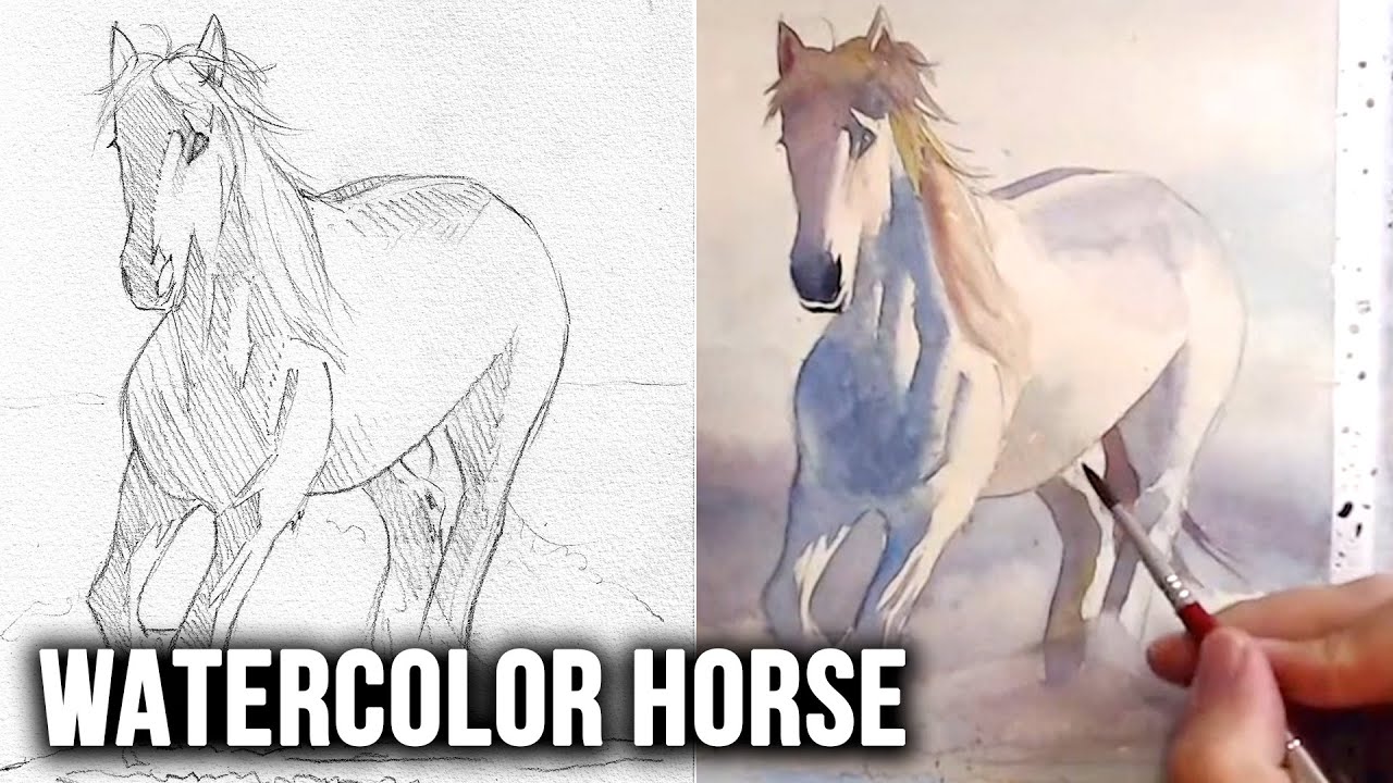 How to Paint a Horse in Watercolor