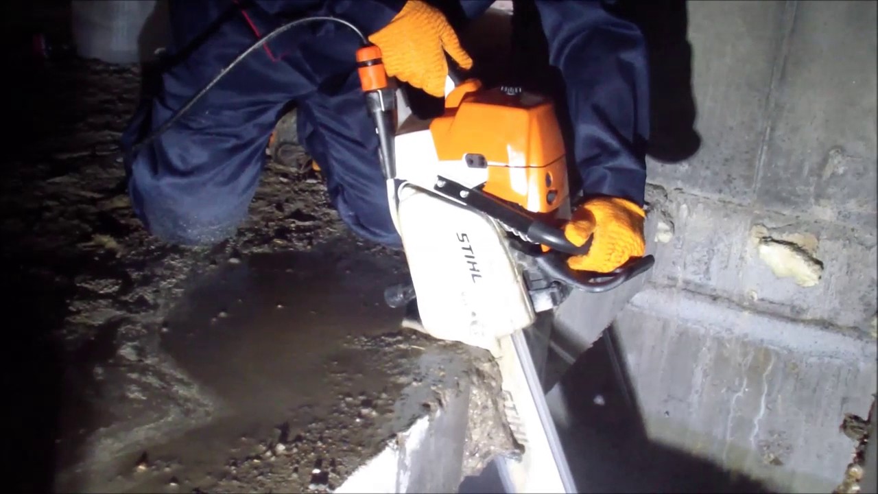 Спрут-тест: Пила по бетону Stihl