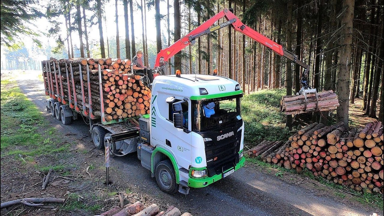 Scania XT load Hořice trailer