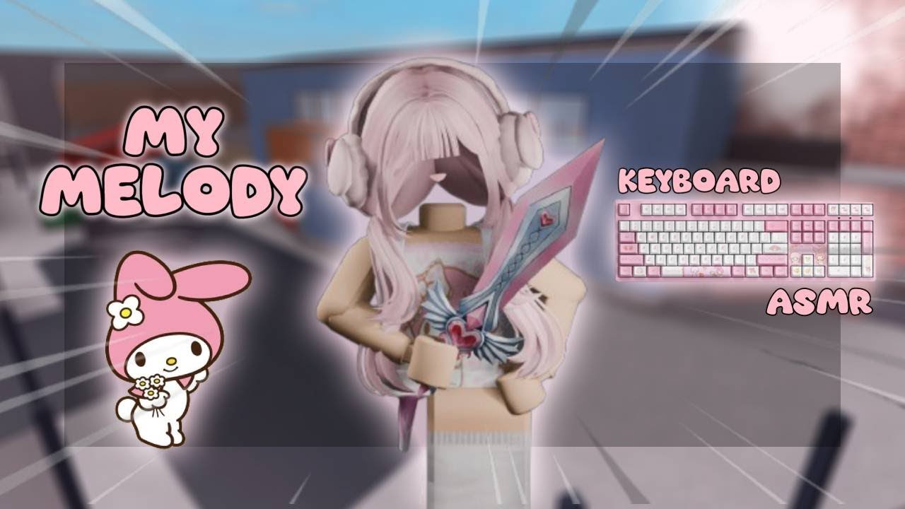 INSANE SHOTS AS MY MELODY+ KEYBOARD ASMR