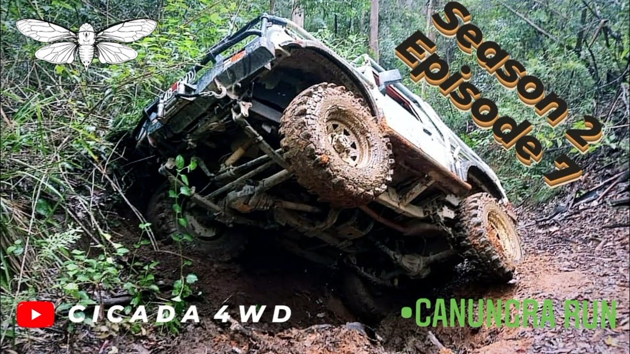 Canungra 4wd Slippery conditions 🌧