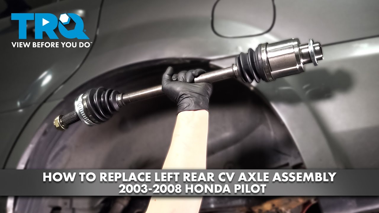 Как заменить левый задний карданный вал в сборе Honda Pilot 2003-2008