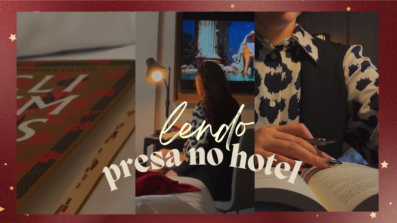 presa em um hotel (lendo) | Sonho de Estante